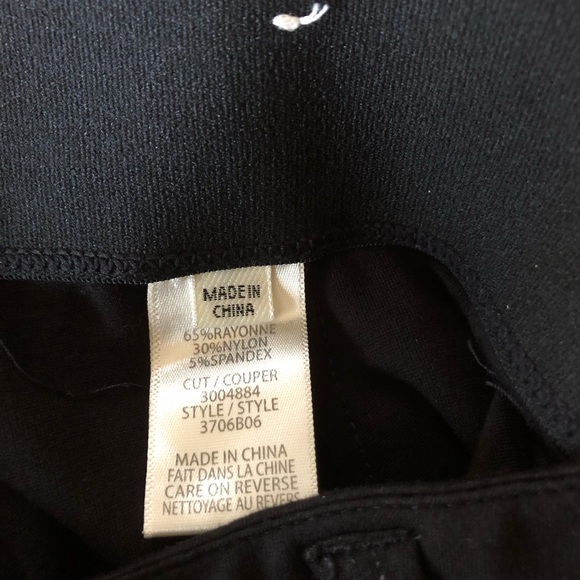 Max Studio wide leg black pant - Picture 3 of 6